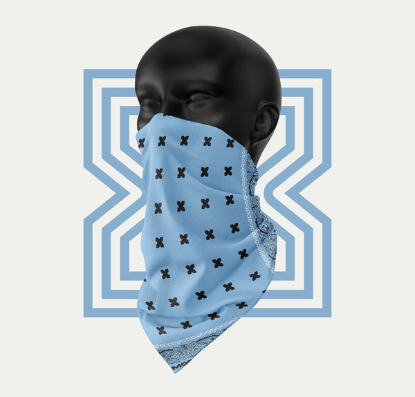 Signature Sky Blue Bandana