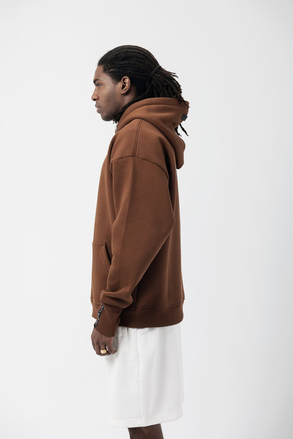 SOULGUARD HOODIE - DEEP COFFEE