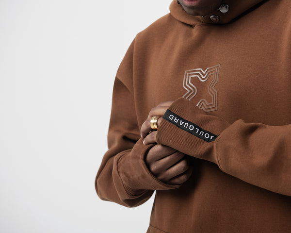 SOULGUARD HOODIE - DEEP COFFEE