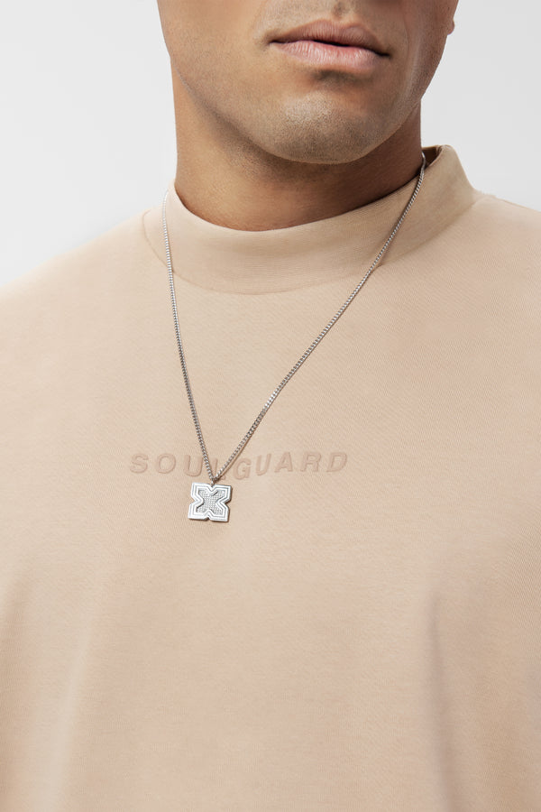 SOULGUARD NECKLACE - PLATINUM PLATED SILVER