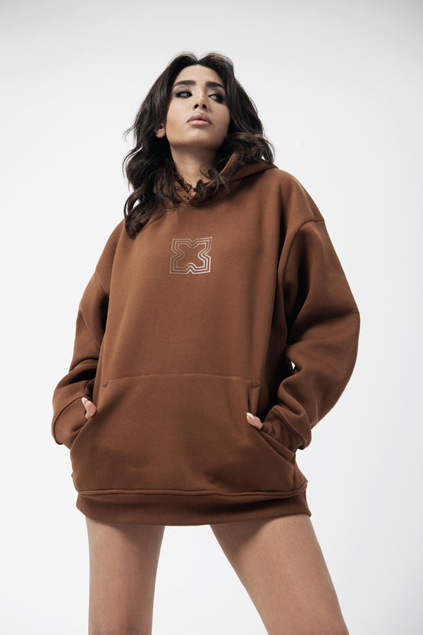 SOULGUARD HOODIE - DEEP COFFEE