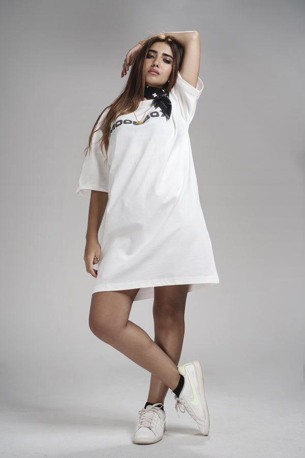 WOMEN`S T-SHIRT DRESS - MOON LILY