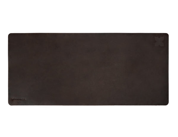 MOODBOX LEATHER DESK MAT - COFFEE BEAN