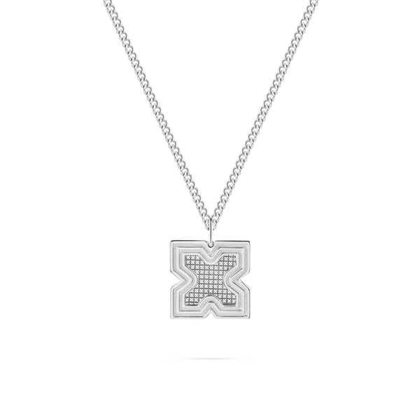 SOULGUARD NECKLACE - PLATINUM PLATED SILVER