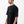 OVERSIZED MIDWEIGHT COTTON T-SHIRT - BLACK