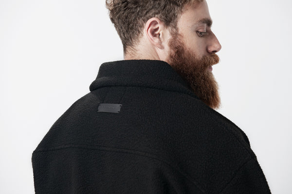 SOULGUARD SHERPA JACKET - DARK VOID