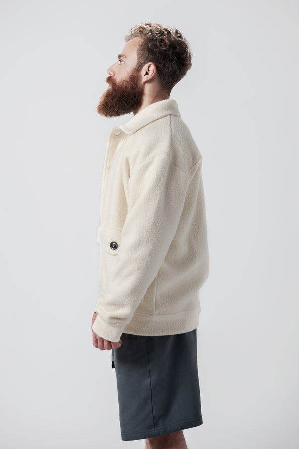 SOULGUARD SHERPA JACKET - VISTA WHITE