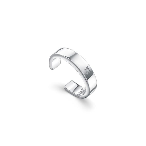 SOULGUARD OPEN RING - PLATINUM PLATED (SET OF 2)